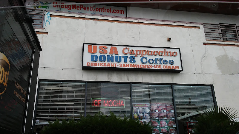 USA Cappuccino Donut Coffee storefront