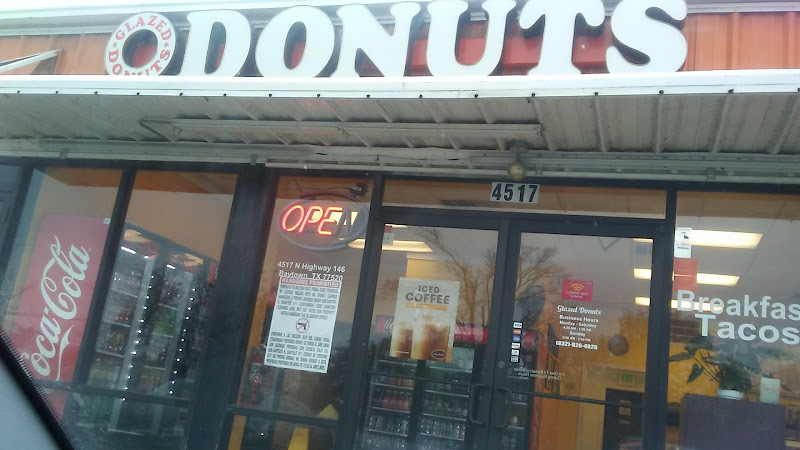 Glazed donuts storefront