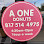 A-One Donuts logo