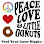 Peace, Love and Little Donuts of Florence logo